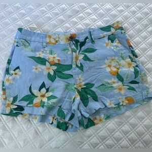 Old Navy floral shorts size 4